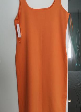 Красивое оранжевое платье от primark 🧡🧡