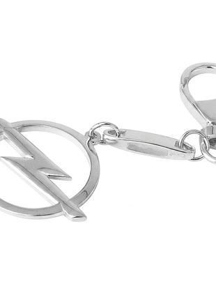 Серебряный брелок opel (опель) (9007)
