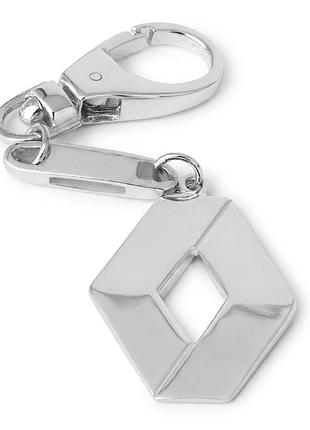Серебряный брелок renault (рено) (9008)