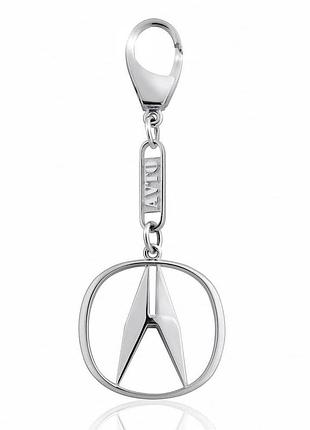 Серебряный брелок acura (акура) (9029.1)