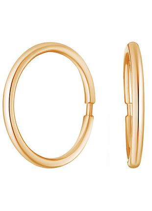 Золоті сережки конго 10 мм (з40030)