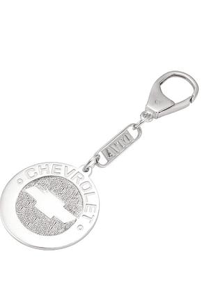Серебряный брелок chevrolet (шевроле) (9022.1)