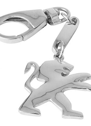Серебряный брелок peugeot (пежо) (9011)