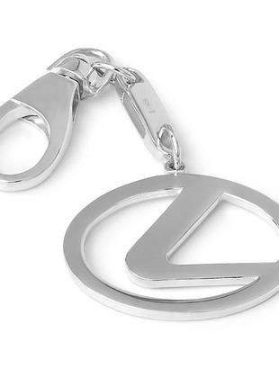 Серебряный брелок lexus (лексус) (9001)