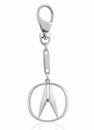 Серебряный брелок acura (акура) (9029)