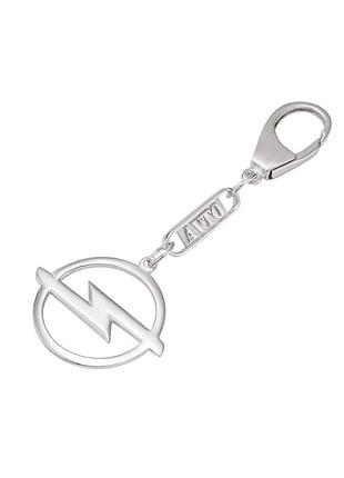 Серебряный брелок opel (опель) (9007.1)