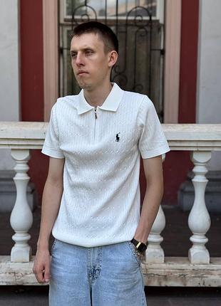 Футболка вʼязана на замку polo ralph lauren