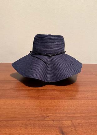 Шляпа tommy hilfiger женская летняя цвет navy новая