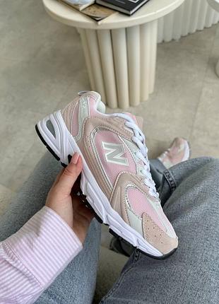 Жіночі кросівки new balance 530 white pink