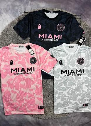 Футболки bape x inter miami