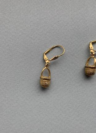Серьги винтаж бижутерия сша