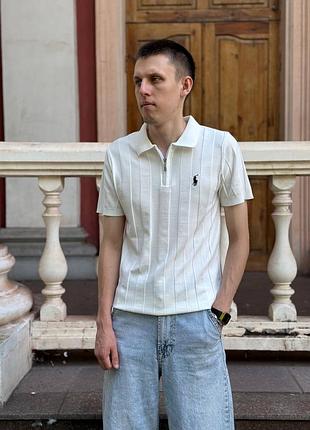 Футболка вʼязана на замку polo ralph lauren