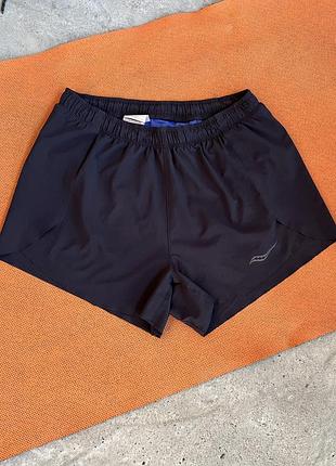 Saucony жіночі шорти , чорні спортивні шорти saucony