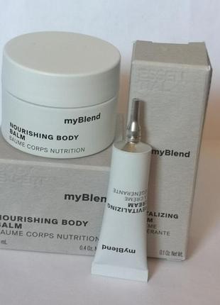 Myblend nourishing body balm живильний бальзам для тіла, 15 мл та revitalizing cream омолоджуючий крем, 5 мл