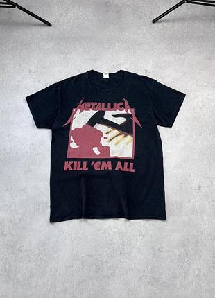 Футболка мерч гурт metalica kill all l