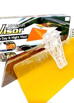 Антивідблисковий козирок для автомобіля hd vision visor