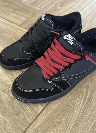 Кросівки nike travis scott x air jordan 1 low og ‘phantom’