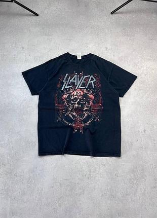 Футболка мерч slayer 2018 tour l
