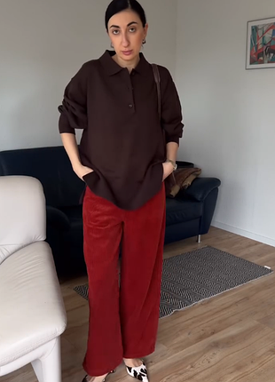 Брюки новые хлопок теплые на осень zara