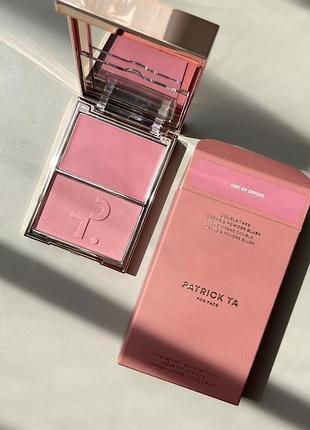 Patrick ta major headlines double-take crème & powder blush duo румʼяна