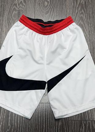 Оригинальный nike swoosh мужские шорты спортивные беговые в зал тренировочные тонкие и легкие баскетбольные размер m