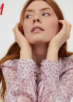 Нова блузка h&m квітковий принт
