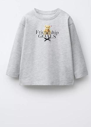 Лонгслів zara. на зріст 98 см, 104 см, 110 см, 116 см