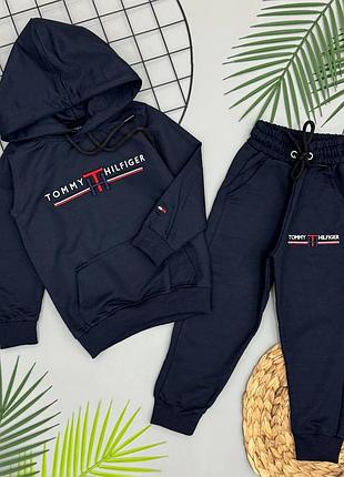 Костюм на хлопчика, tommy hilfiger, темно-синій з капюшоном