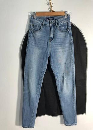 Джинси жіночі висока посадка denim