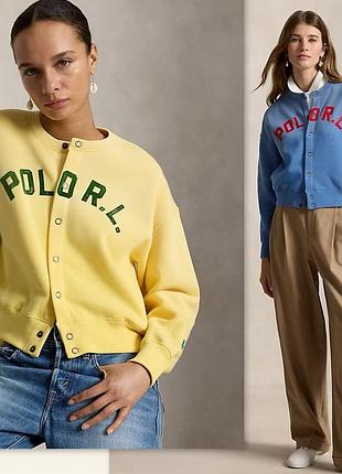 Кардиган із флісу polo ralph lauren бомбер