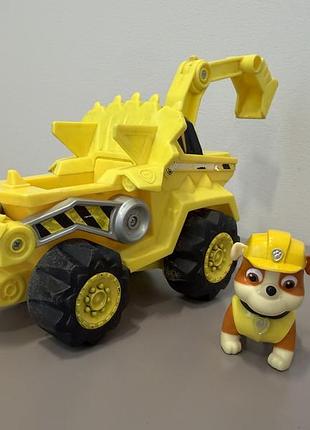 Ігровий набір spin master paw patrol deluxe автомобіль кремеза (rubble)