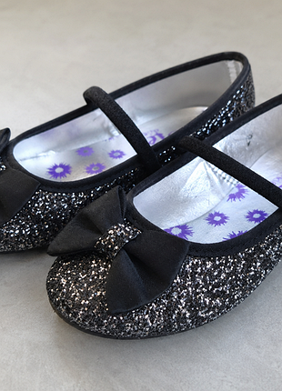 Блестящие туфли балетки lilley sparkle louisa, размер 13 (стелька ~19.5-20 см)