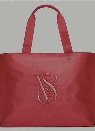 Сумка-тоут victoria’s secret monogram logo tote bag 🎀