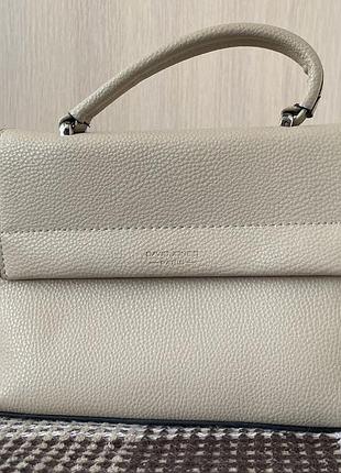 David jones paris жіноча сумка, бежева, кросбоді