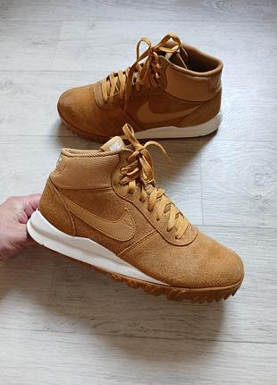 Черевики чоловічі nike hoodland suede brown оригінал.