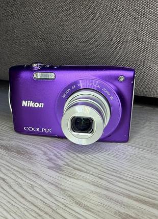 Цифровой фотоаппарат nikon coolpix s3300😍