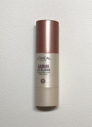 Б/у хайлайтер l’oréal, loreal lumi le glass, оттенок 620.