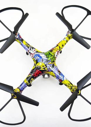 Радіокерований квадрокоптер cd622/623w літаючий дрон з wifi камерою