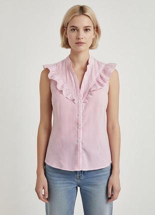 Женская летняя блузка h&amp;m в идеальном состоянии размер xs-s