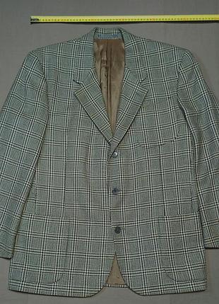Плечі 50 см vintage next for gentlemen  size  40 r. 102 cm картатий на 3 гудзики   піджак  pure new wool 
номер 1225747 made in hungary
