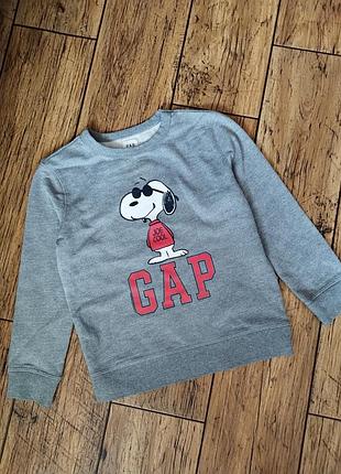Свитшот на флисе gap 6-7 лет