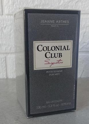 Jeanne arthes colonial club signature 100 мл для чоловіків