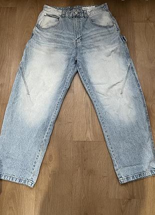 Джинси bershka широкі / baggy / skate style (eur 42)
