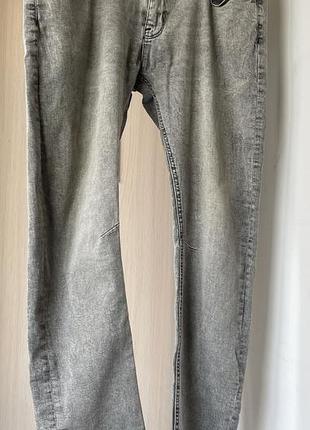 Джинси house denim skinny w34/l34 сірі чоловічі