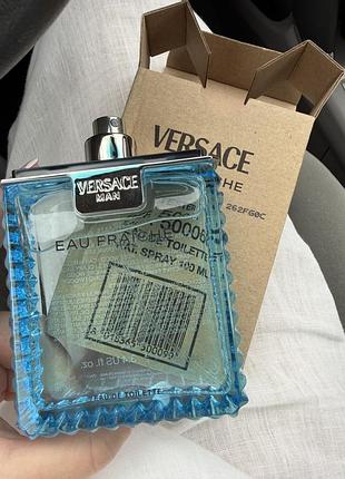 Versace man eau fraiche ,чоловіча туалетна вода -100 мл.оригінальний тестер,технічна коробка.