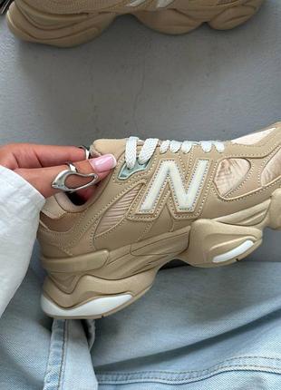 Кроссовки new balance 9060 beige