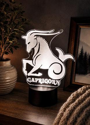 Світлодіодний 3d нічник козеріг/на пульті/оригінальний подарунок чоловіку, жінці, колезі