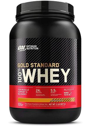 Протеїн optimum gold standard 100% whey, 907 г — подвійний шоколад (double rich chocolate) (579010)