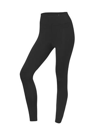 Спортивні легінси з кишенею для ключів для жінки crivit lycra® 418987 m чорний
