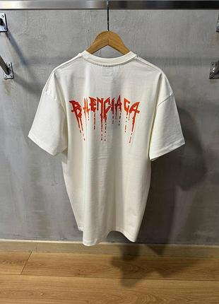 Футболка чоловіча брендова balenciaga оверсайз l